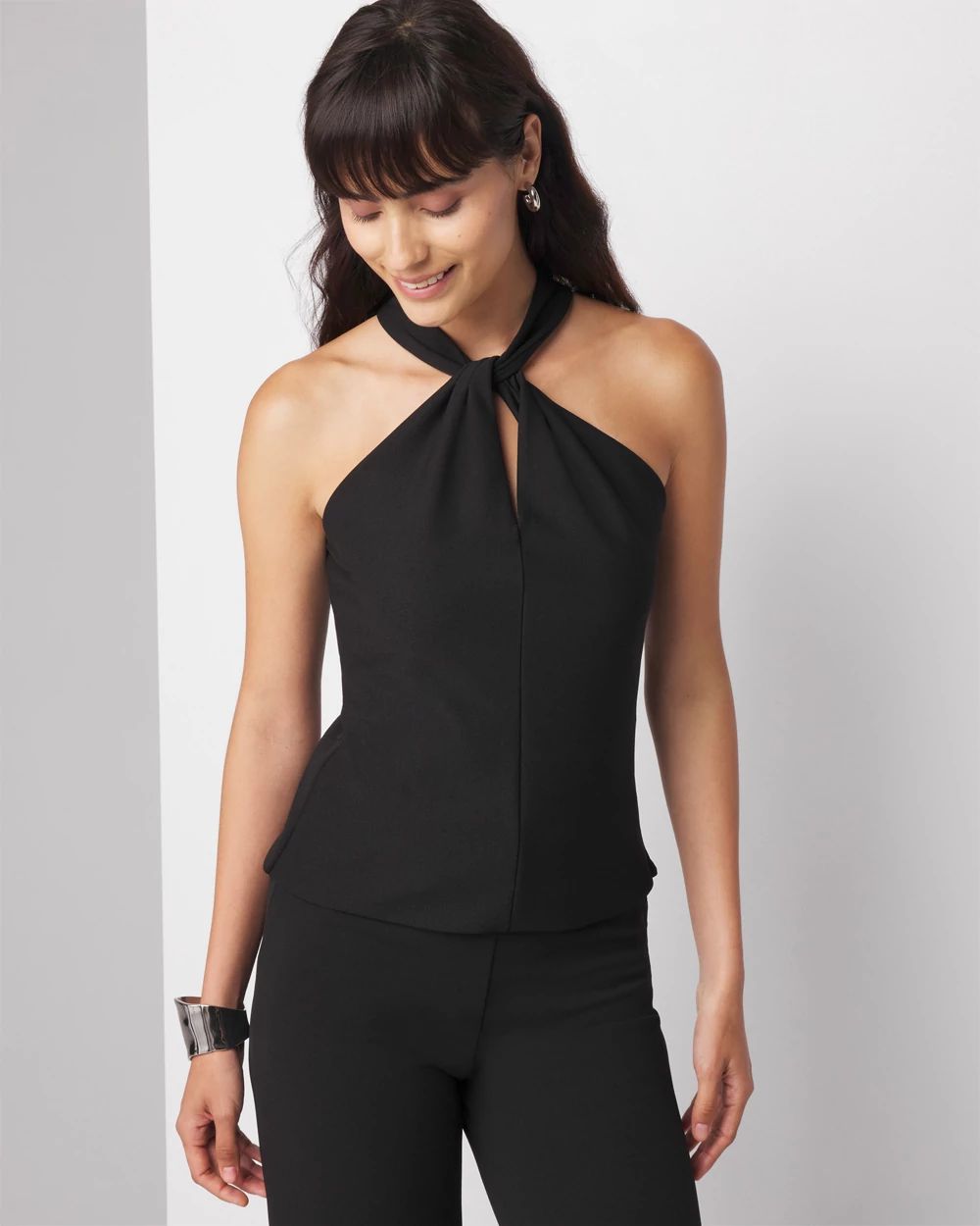 White house black market halter top 2025
